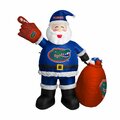 Logo Brands Florida 7ft Yard Inflatable Santa Claus 135-100-SC